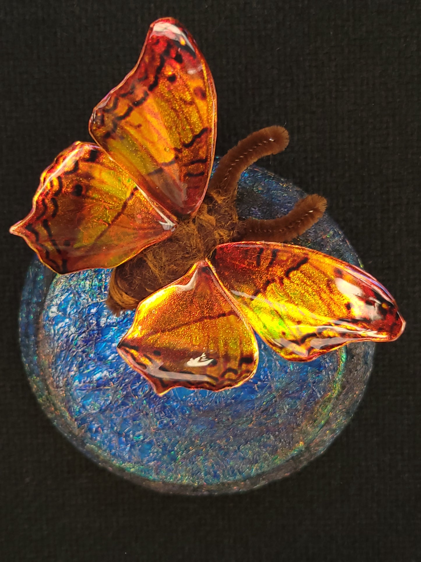 Orange Butterfly Rainbow Sky Mini