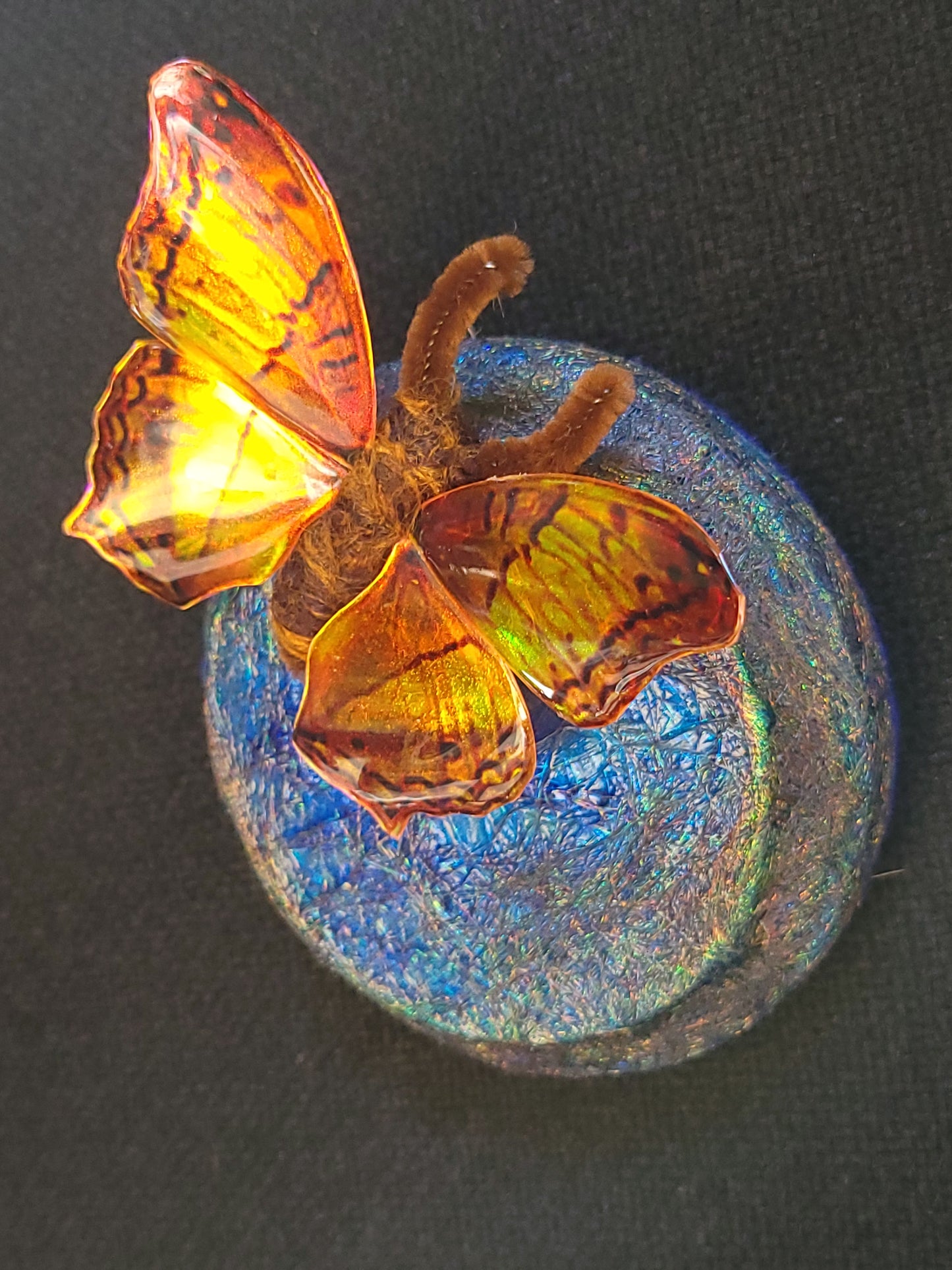 Orange Butterfly Rainbow Sky Mini