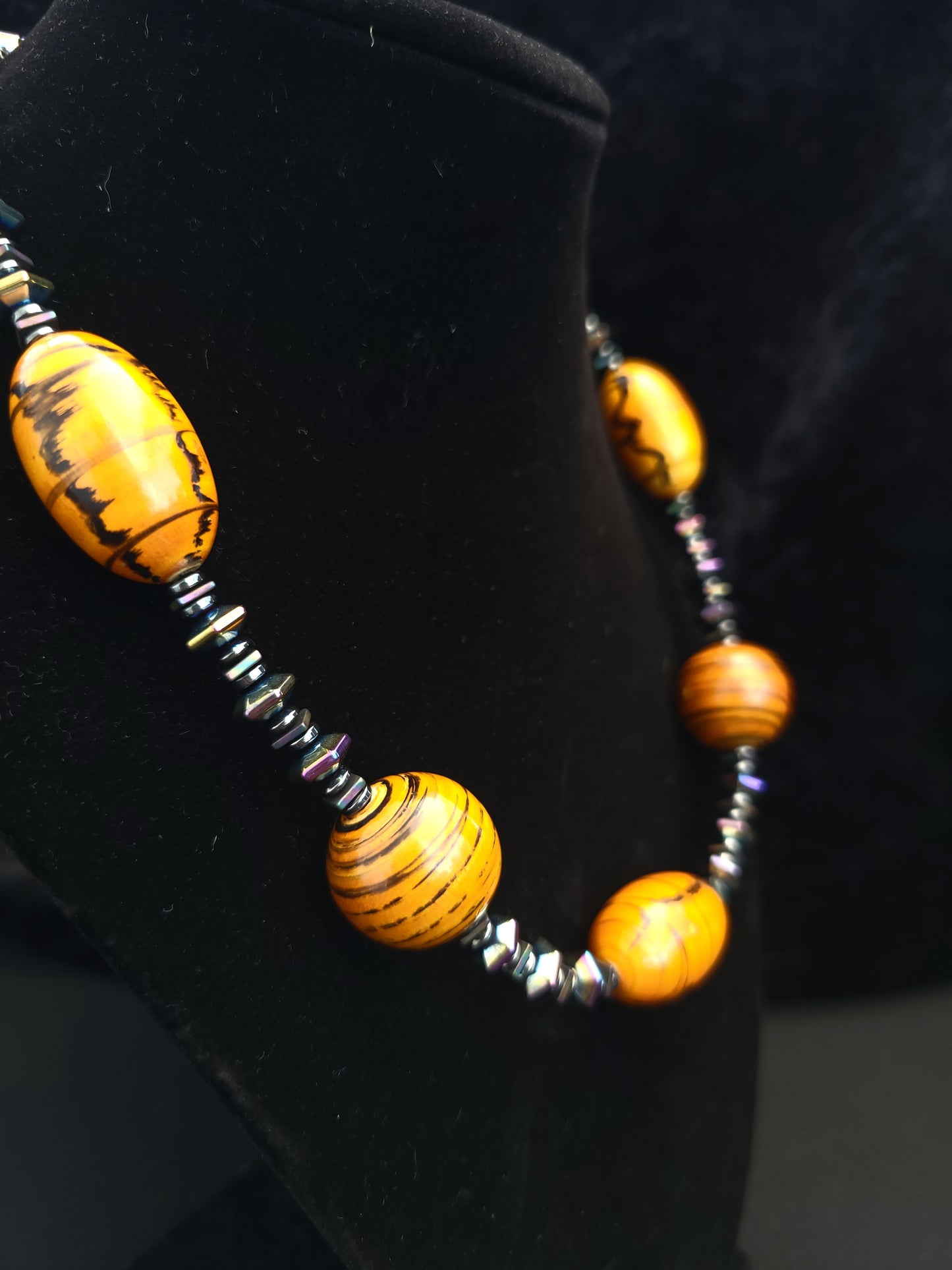 Marbled Orb Weaver Necklace