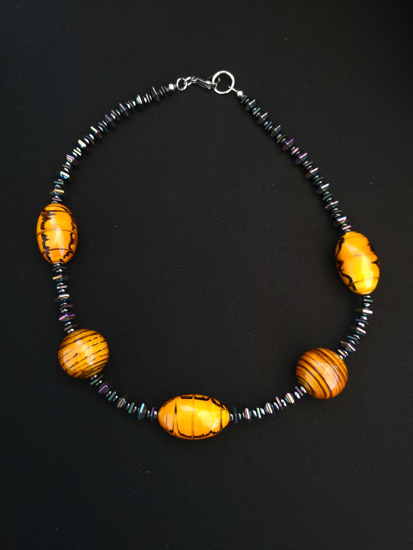 Marbled Orb Weaver Necklace