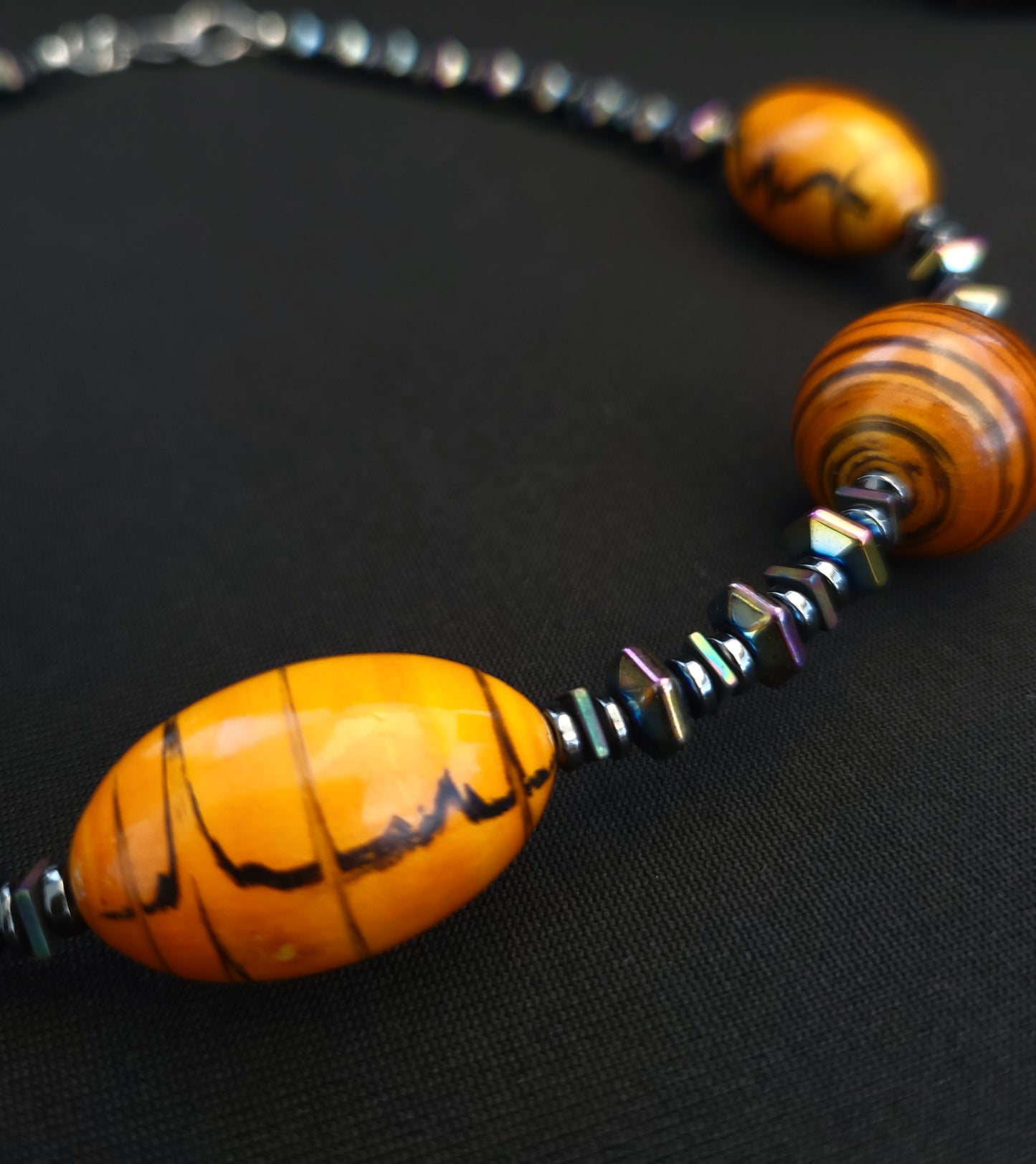 Marbled Orb Weaver Necklace