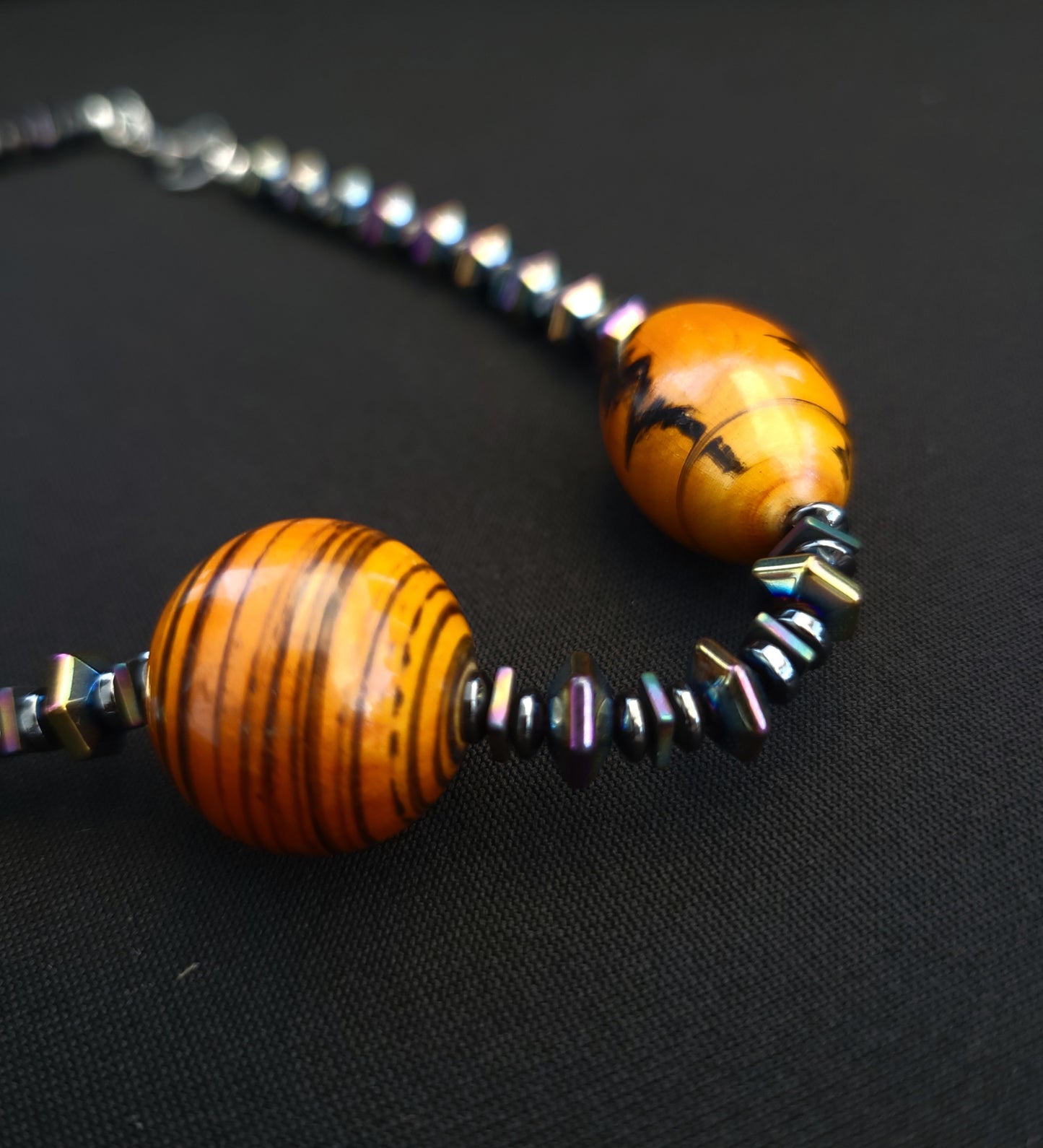 Marbled Orb Weaver Necklace