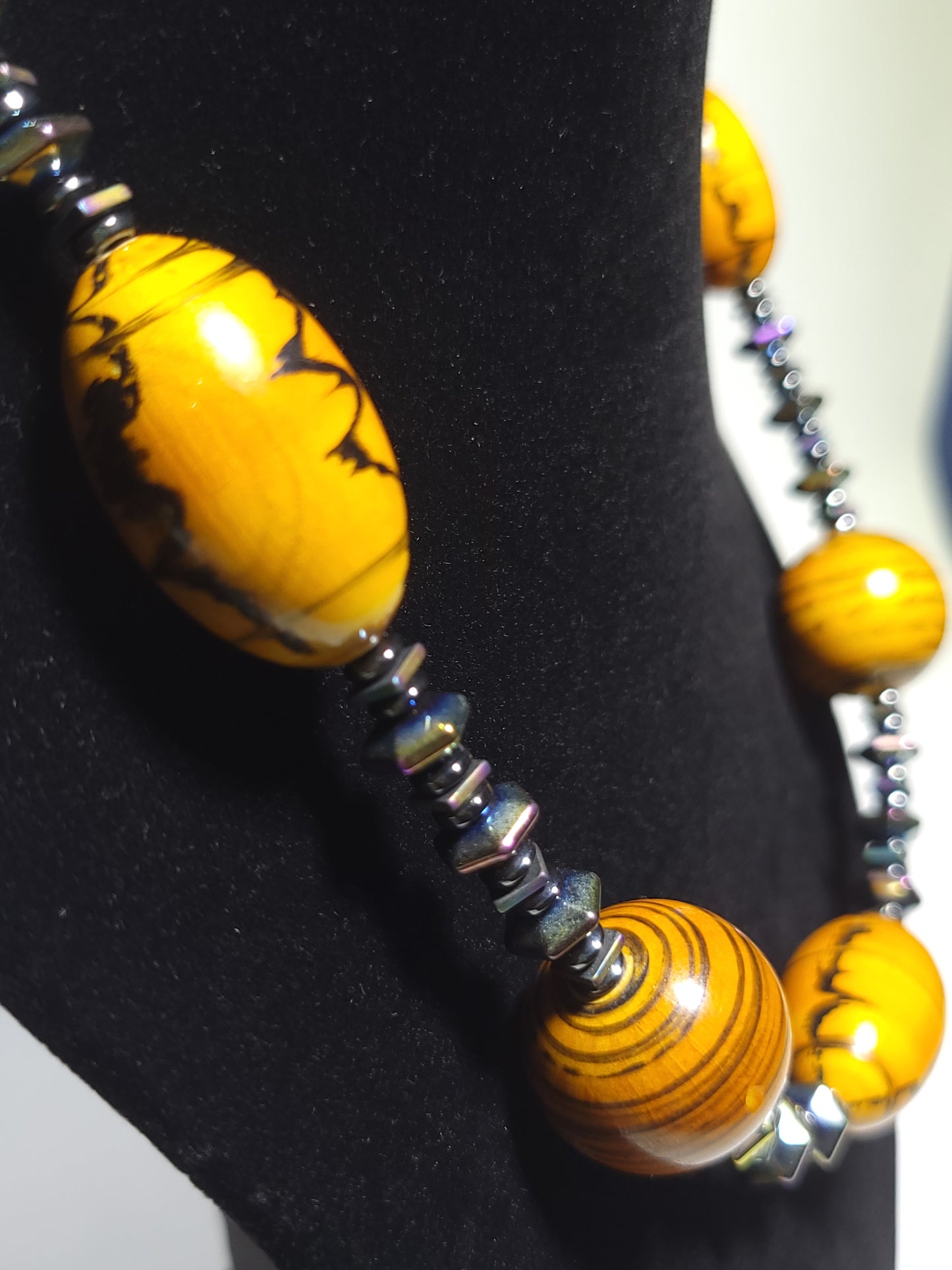 Marbled Orb Weaver Necklace