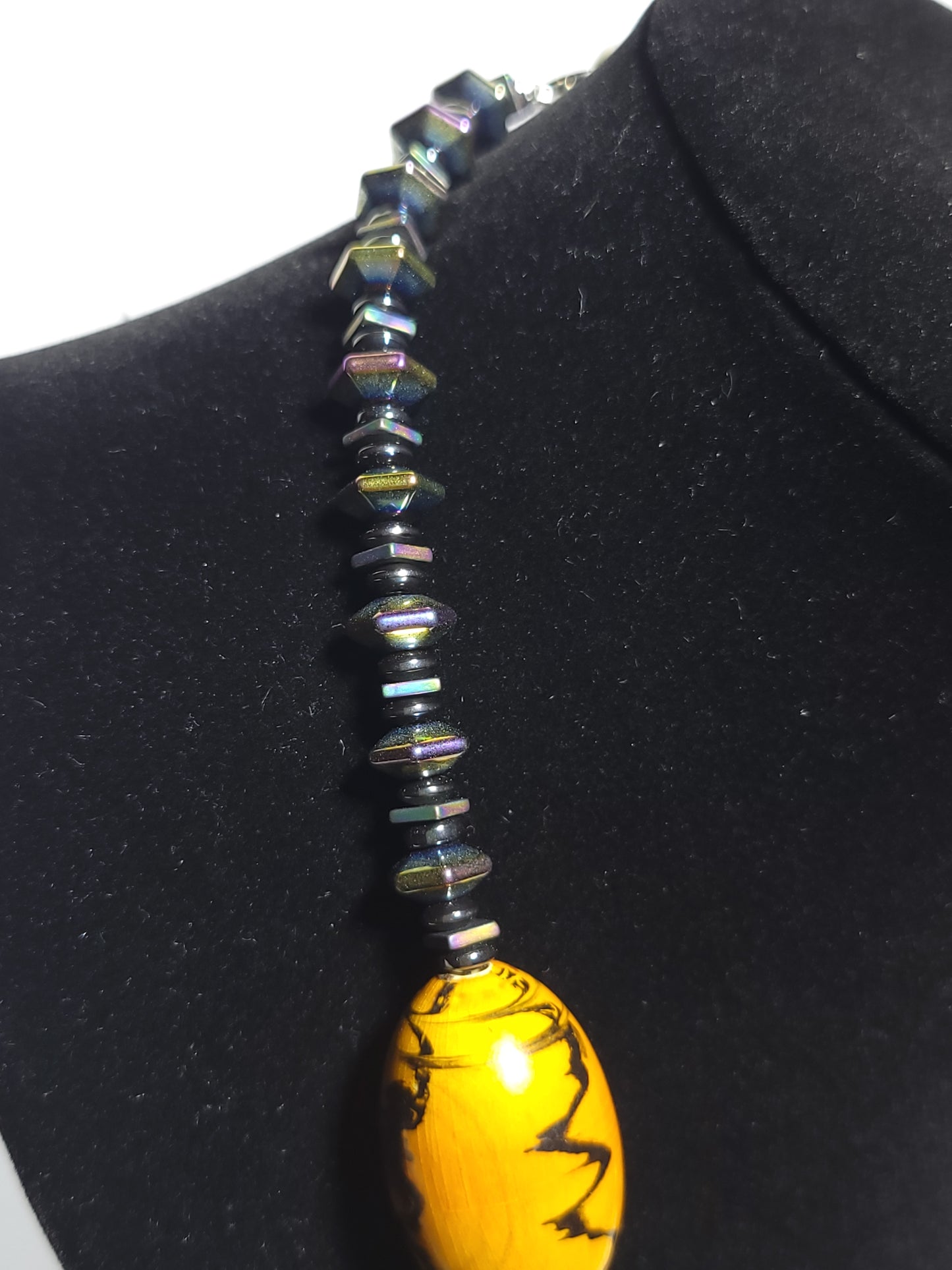 Marbled Orb Weaver Necklace