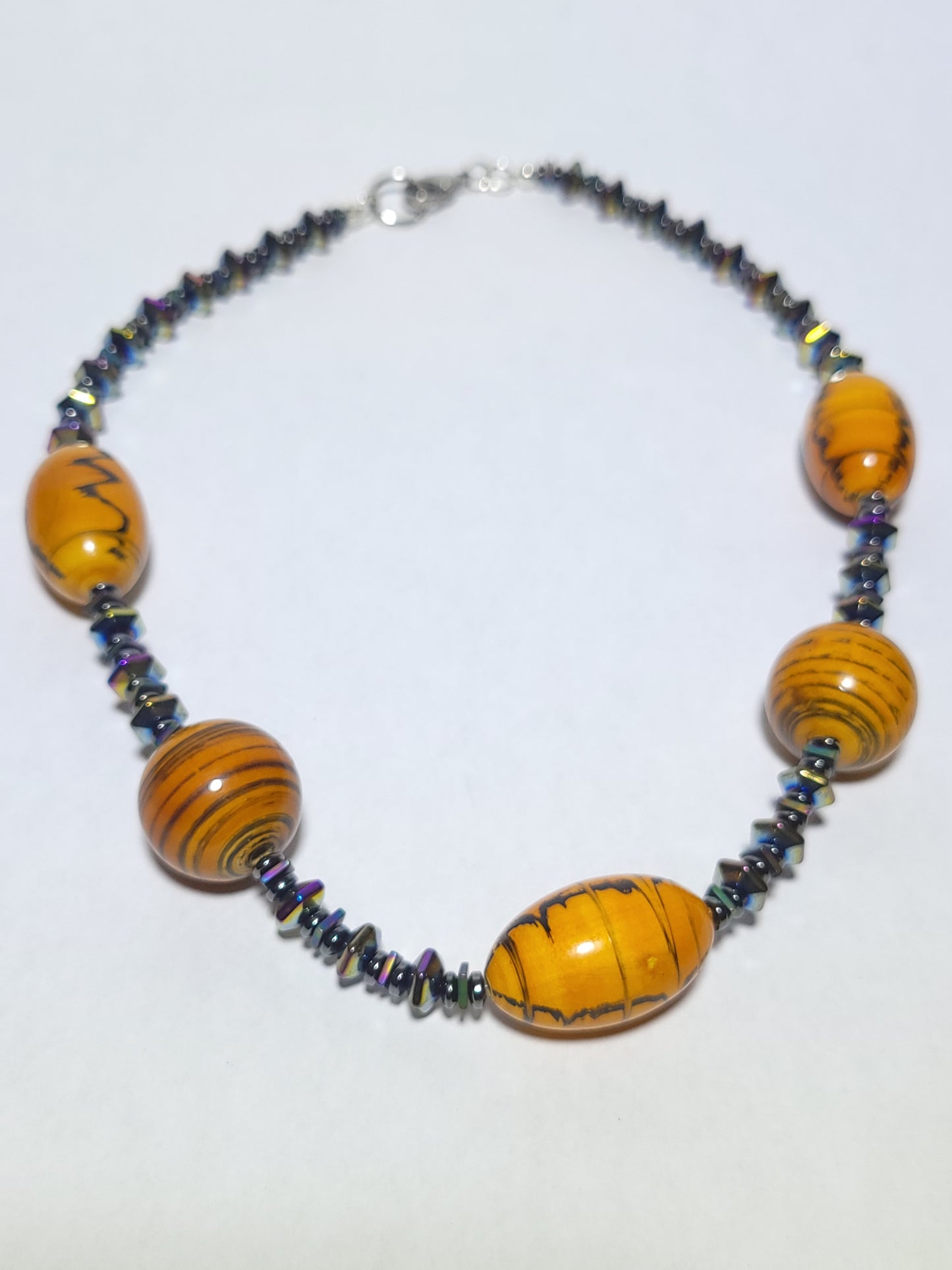 Marbled Orb Weaver Necklace