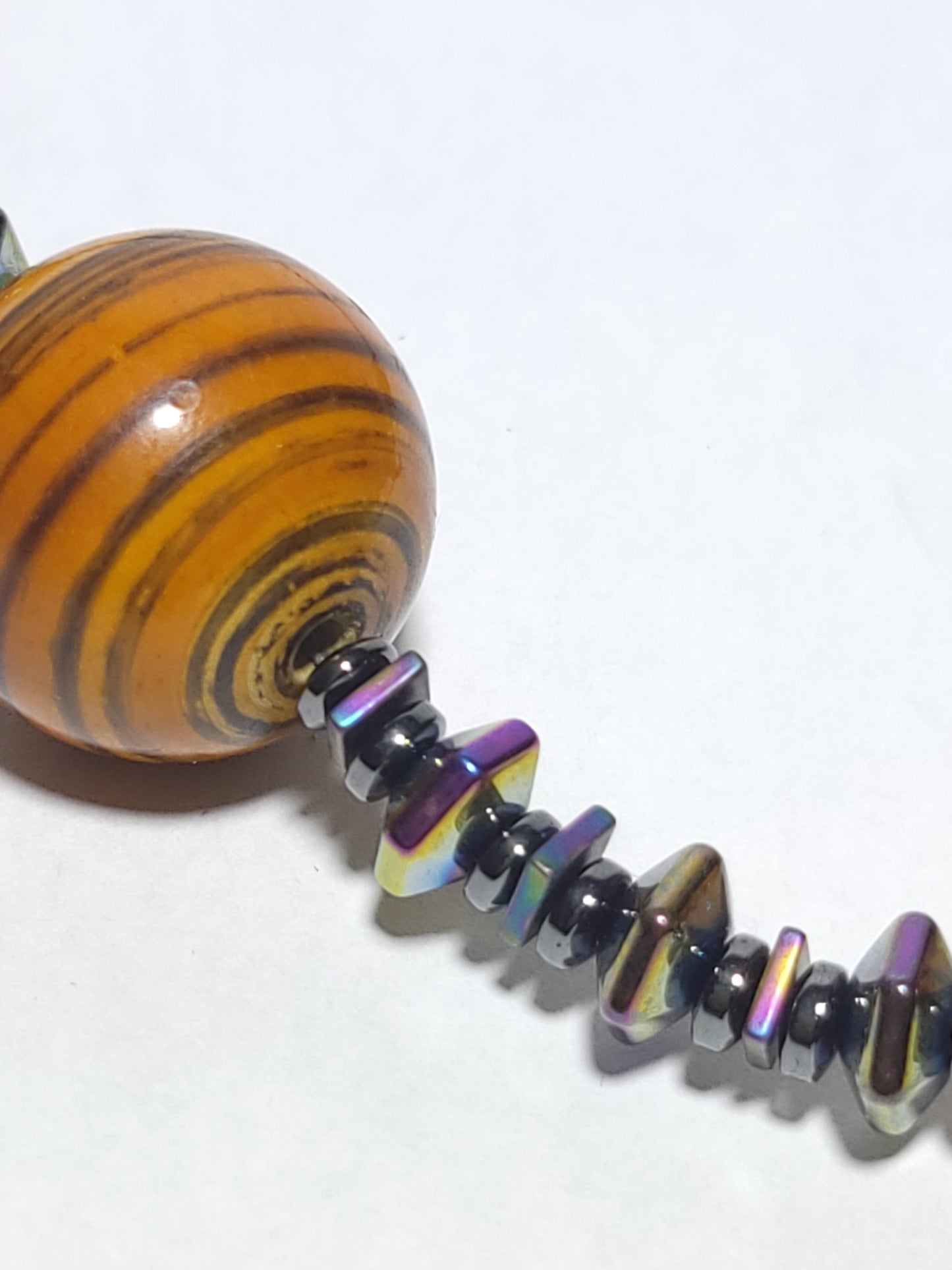 Marbled Orb Weaver Necklace