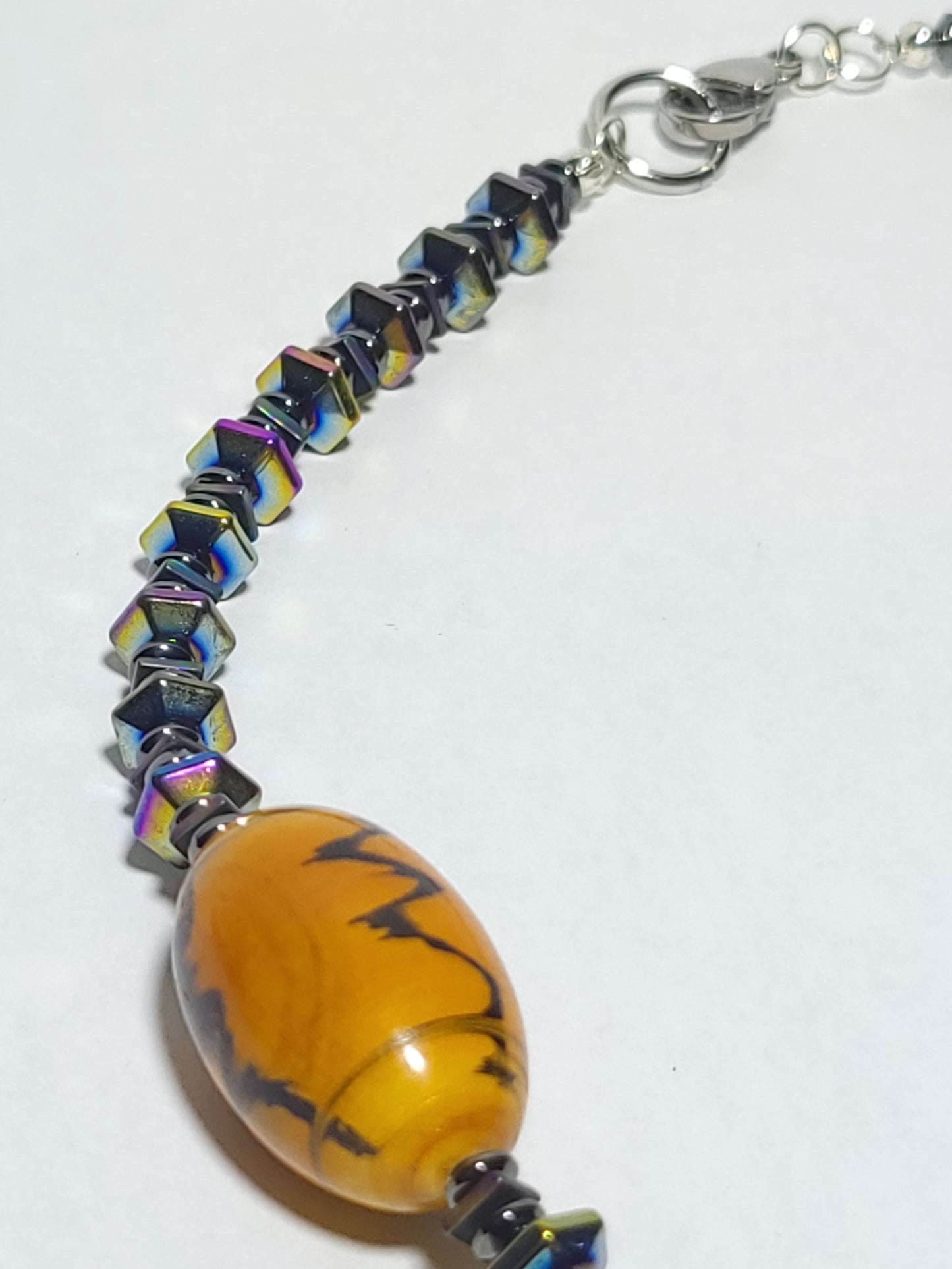 Marbled Orb Weaver Necklace