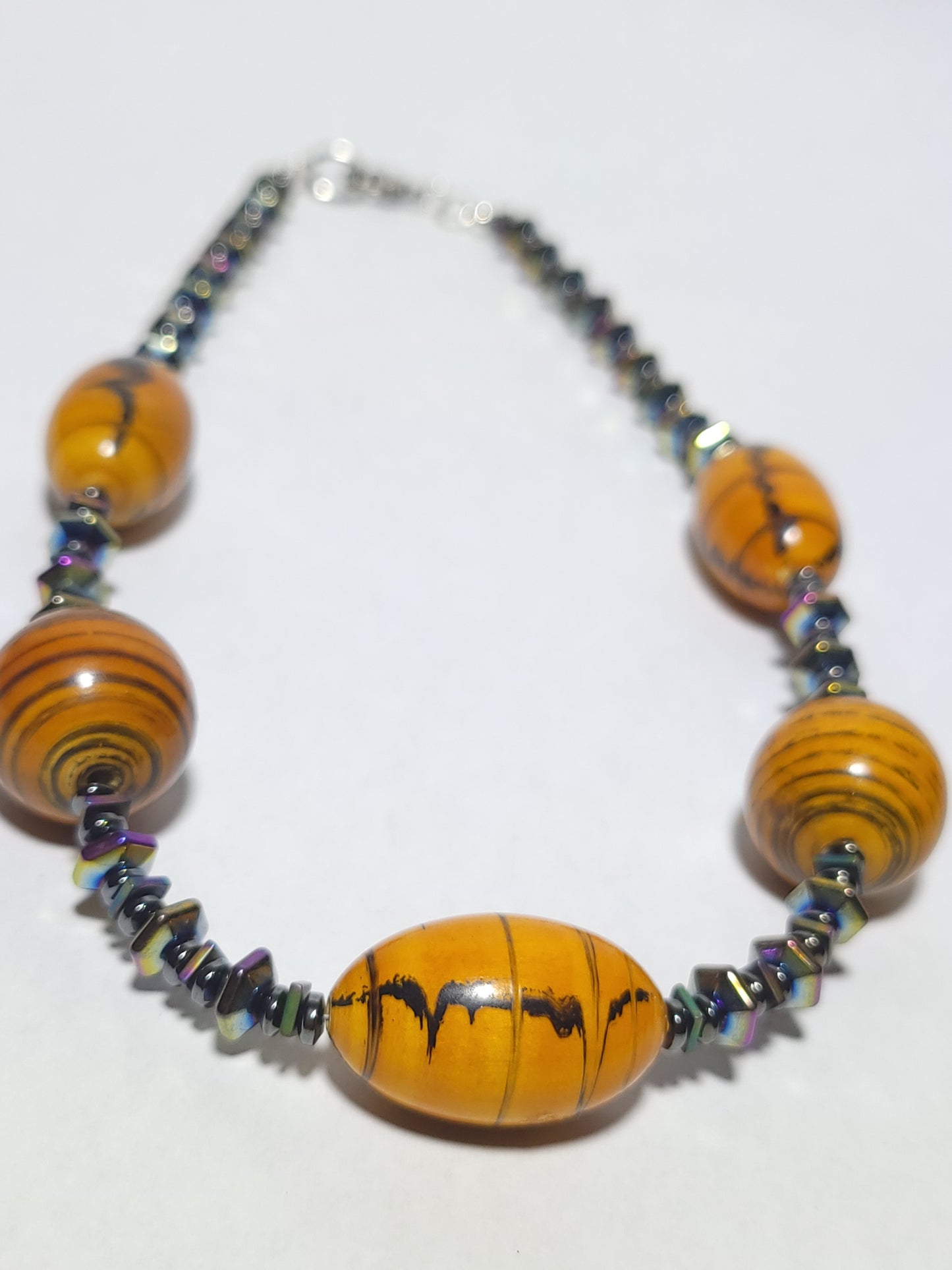 Marbled Orb Weaver Necklace